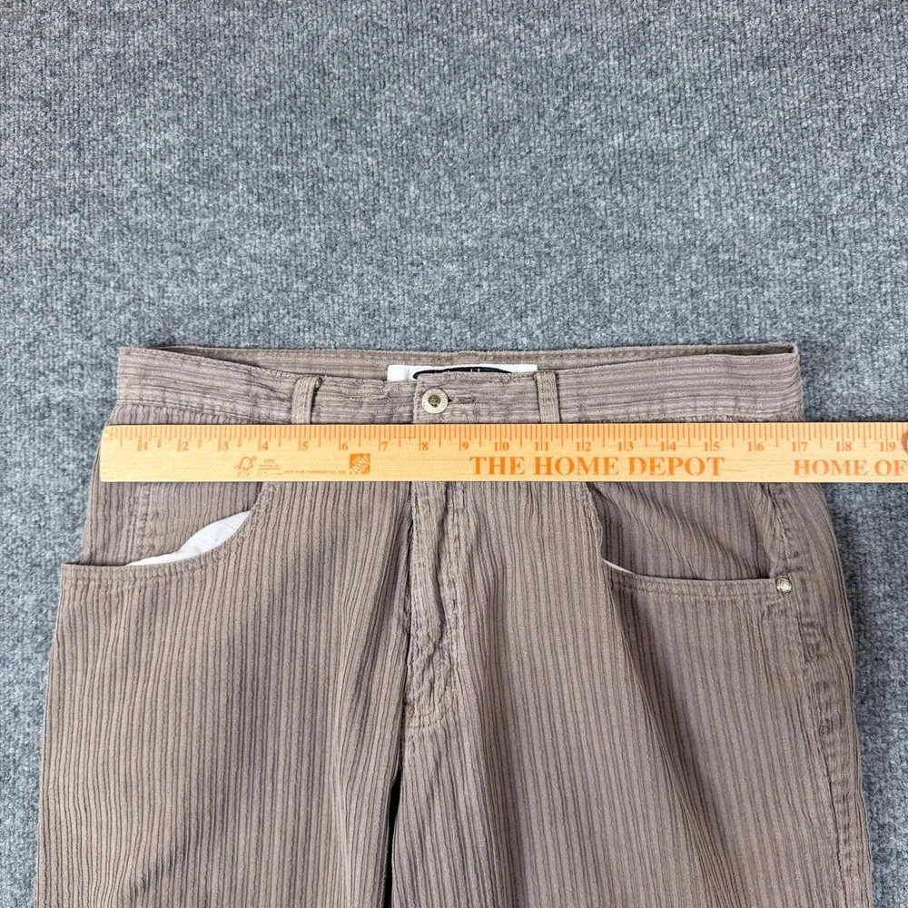 Vintage Anchor Blue Beyond Baggy Corduroy Pants Mens 34x30 Brown Wide Leg Y2K